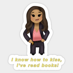 Amy Santiago Quote Chibi Sticker